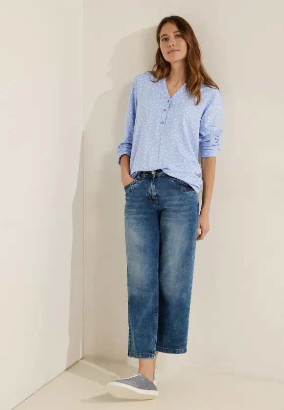 CECIL Bluse mit Punktemuster