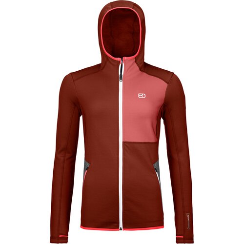 DAMEN UNTERJACKE FLEECE HOODY W