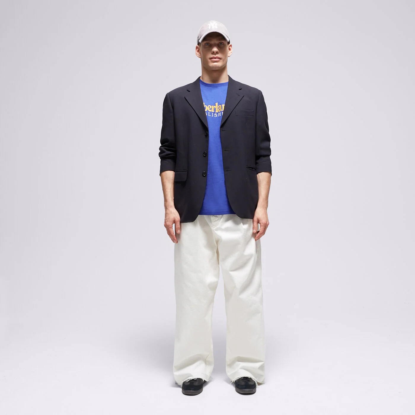 TIMBERLAND T-SHIRT SS EST. 1973 CREW TEE REGULAR Blau