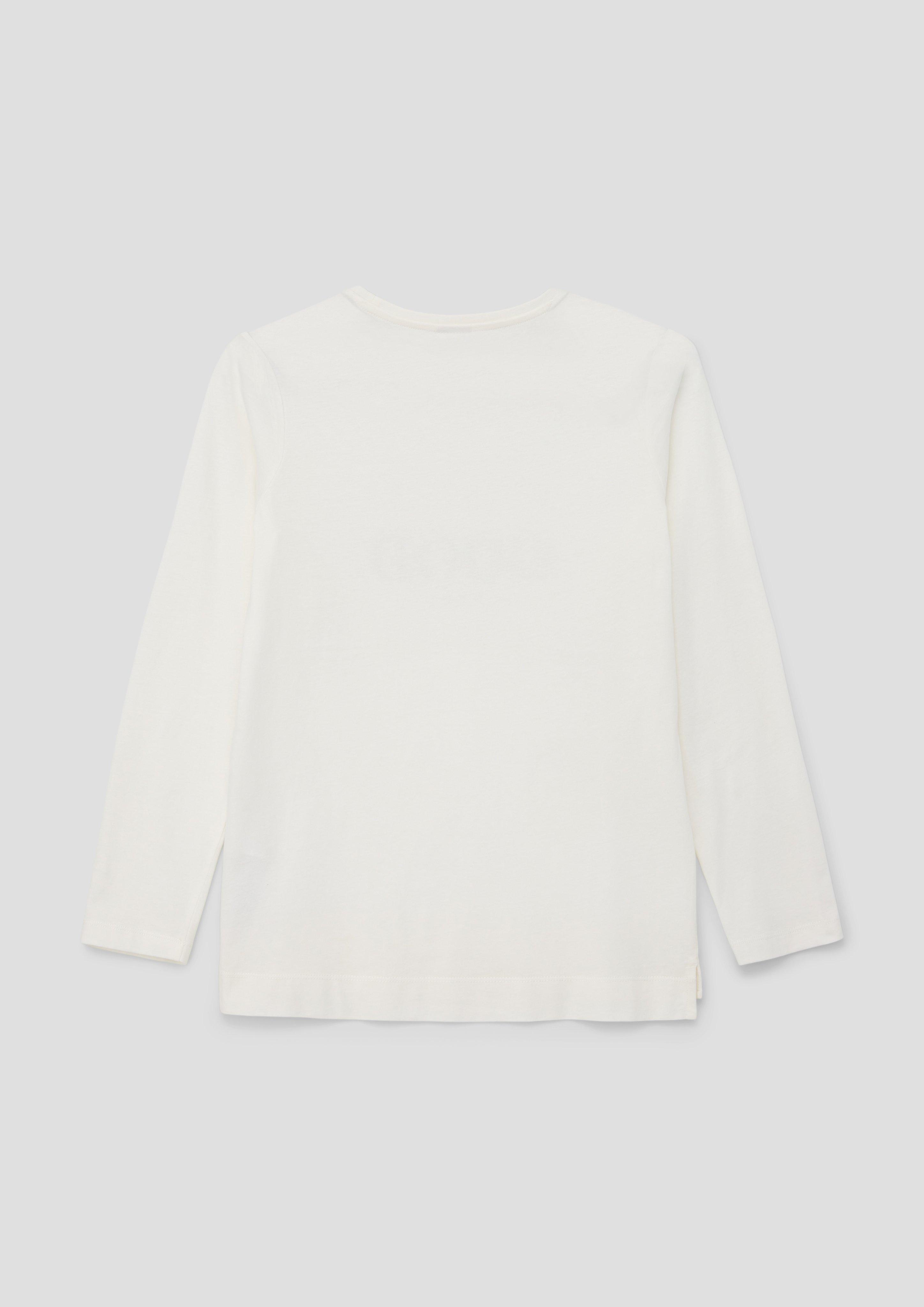 Langarmshirt mit Frontprint  2143074-0210