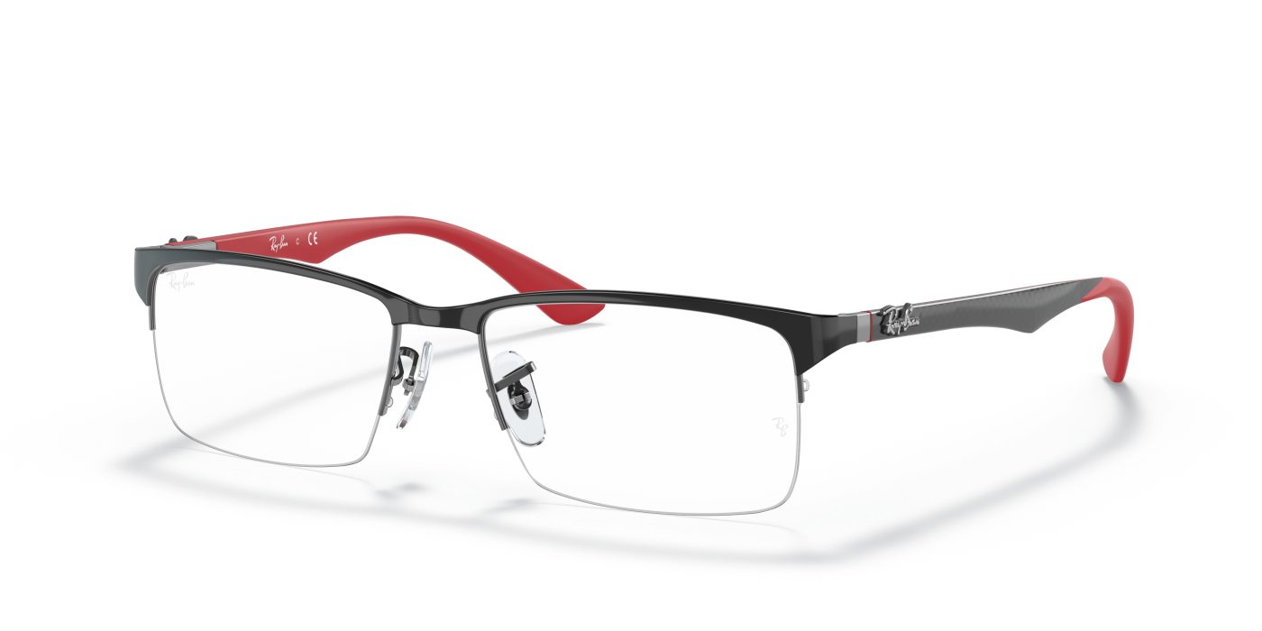 RB8411 OPTICS - Negru lucios