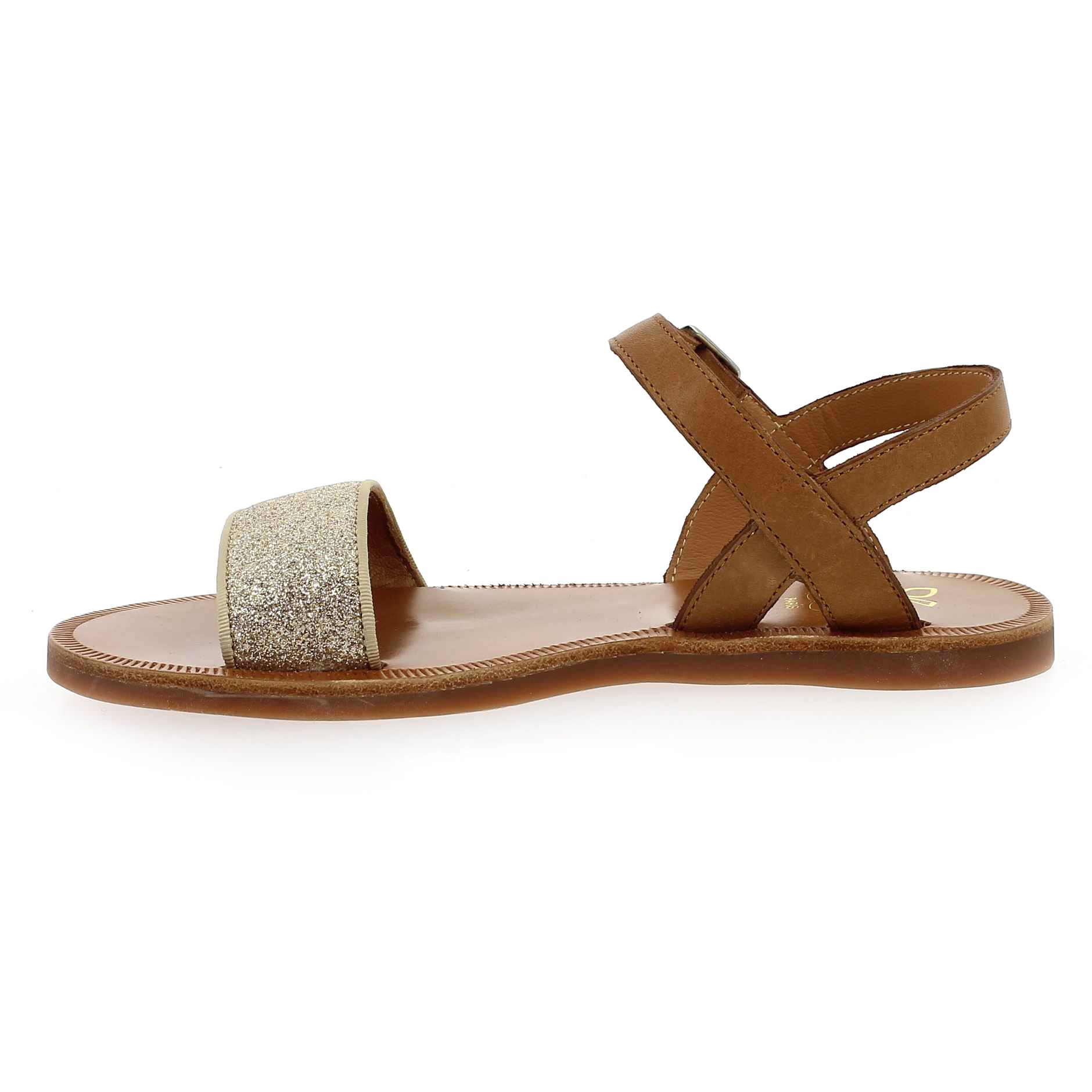 Pom d'api  PLAGETTE BUCKLE TAO - Camel Or