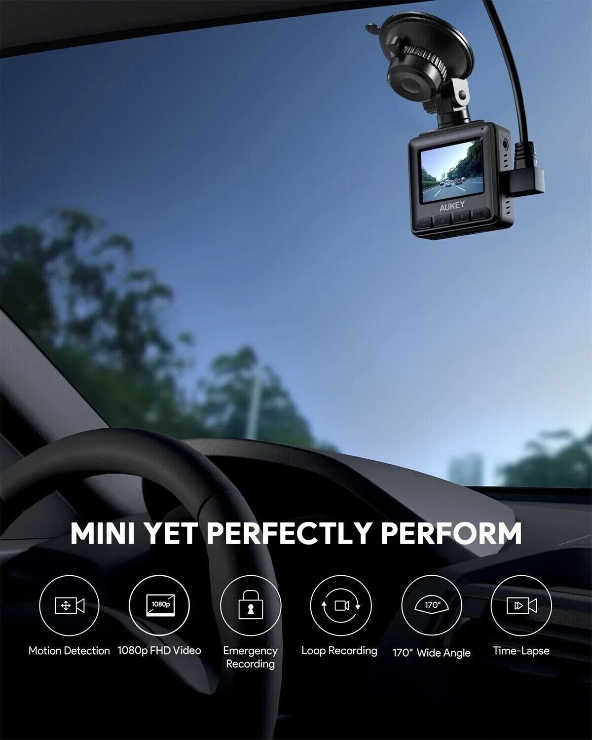 AUKEY AUKEY Mini Dashcam Dashcam