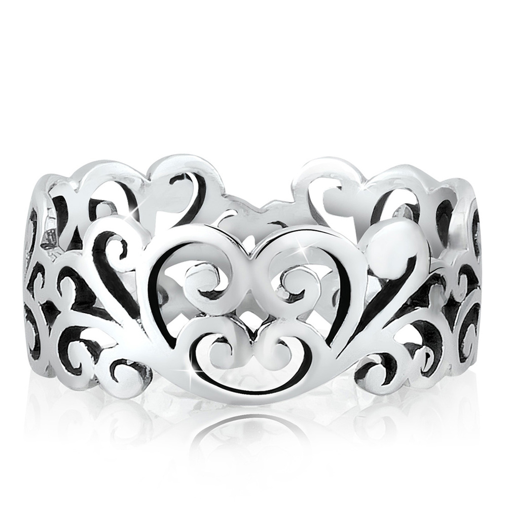 Elli Elli Bague Ornament Cut Out Blätter 925 Silber Bague