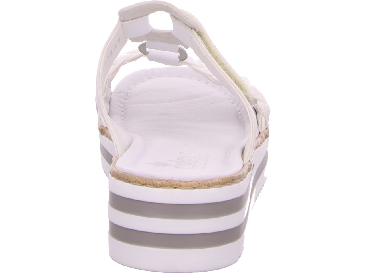 RIEKER Klassische Sandalen weiss