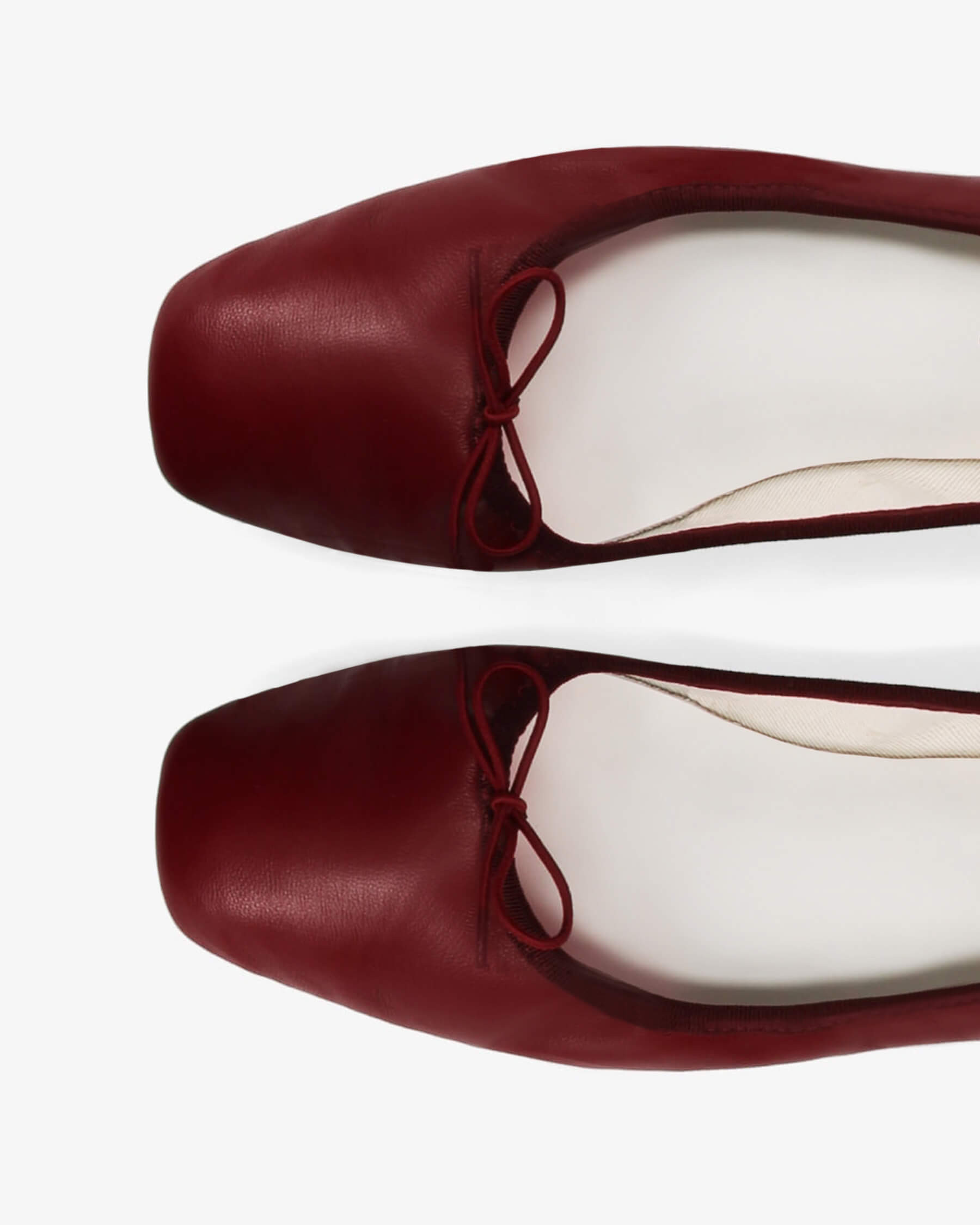 Garance square-toe ballerinas