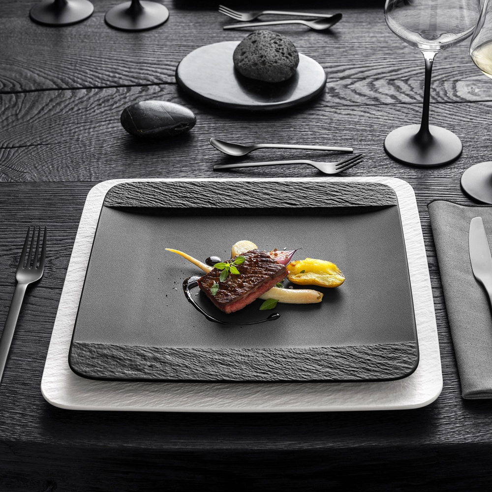 Villeroy & Boch Assiette plate carree Manufacture Rock Assiette