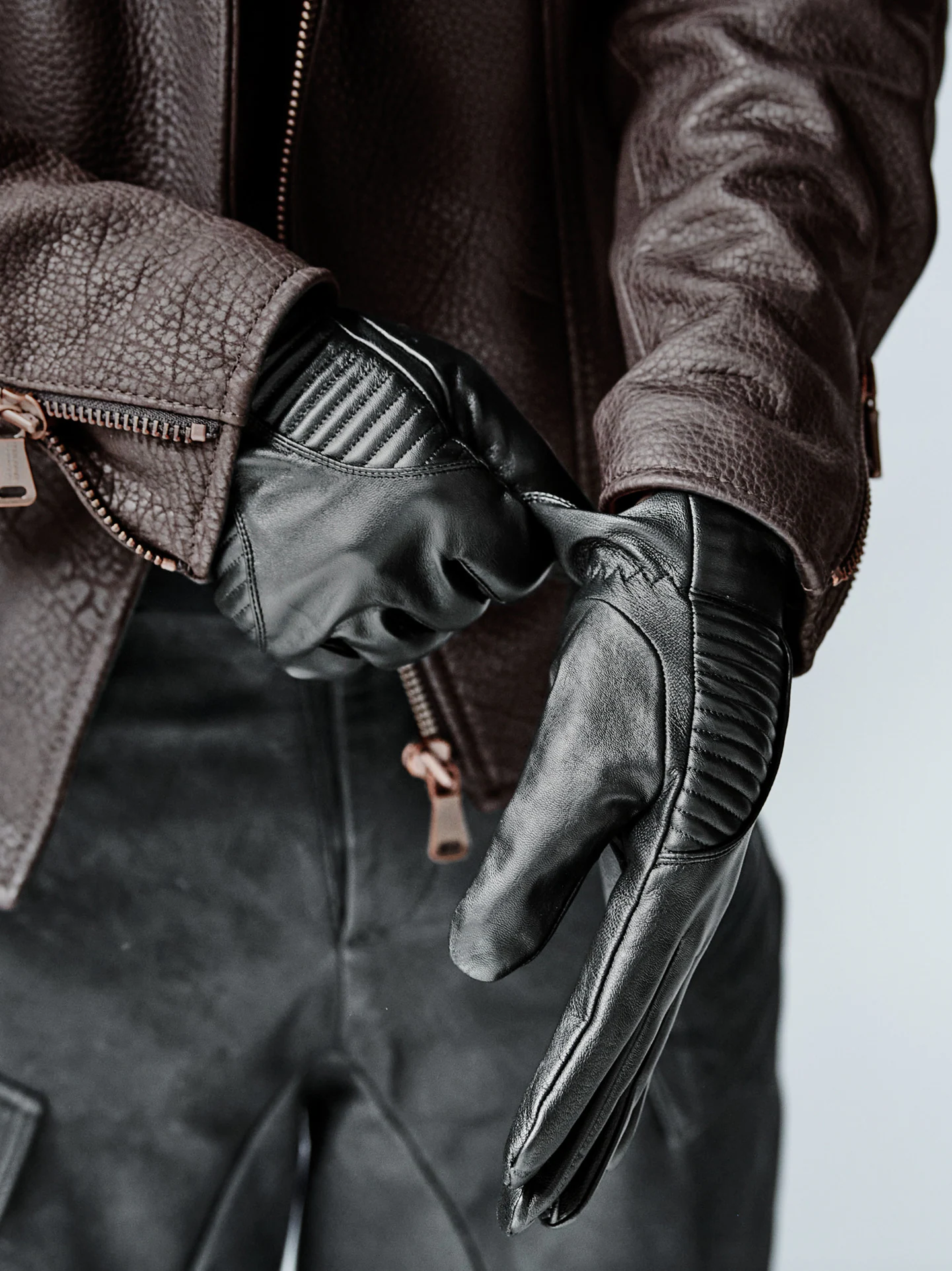 Smart-Lederhandschuhe