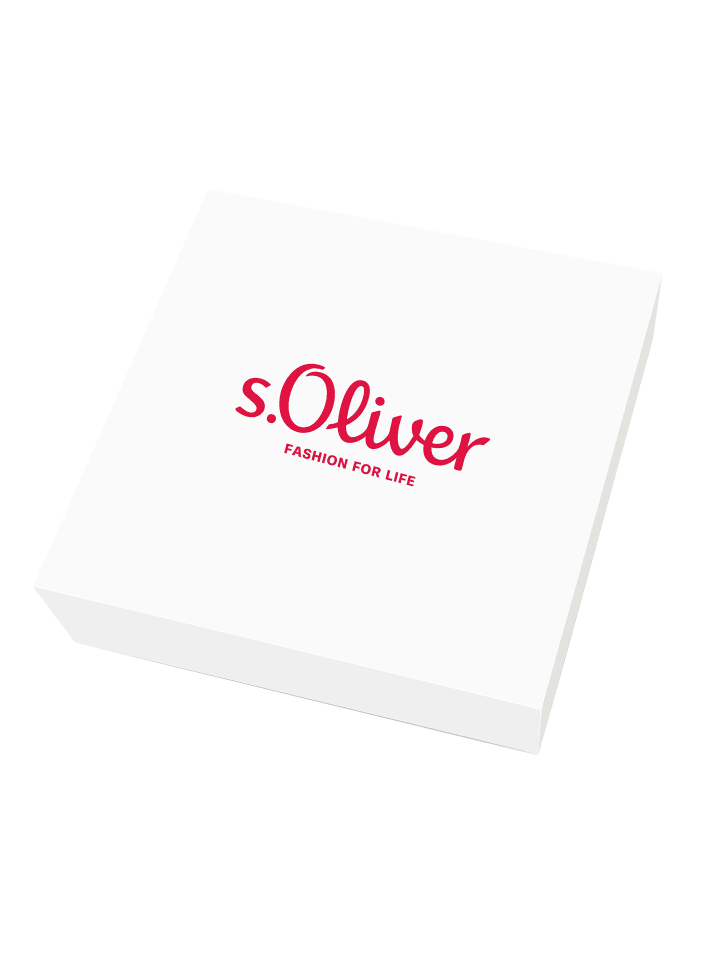 s.Oliver Armband Edelstahl in Schwarz günstig kaufen 22 cm