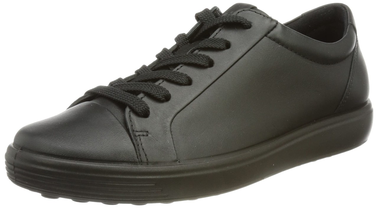 ECCO Freizeit Schnürer schwarz ECCO SOFT 7 W