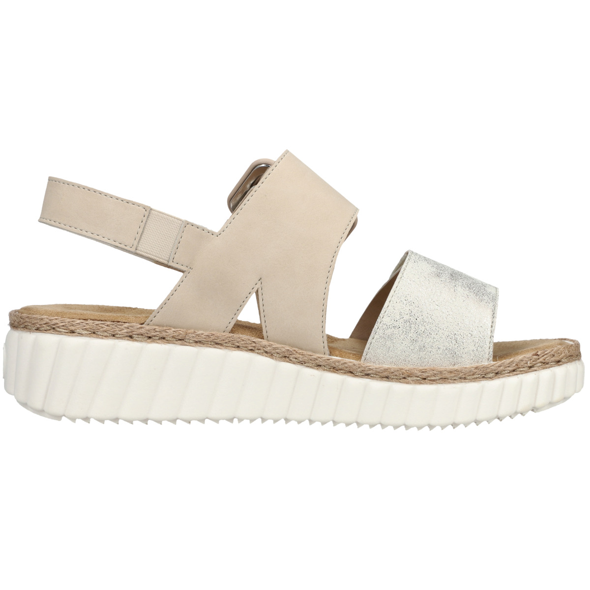 Rieker 69260 Keilsandale beige