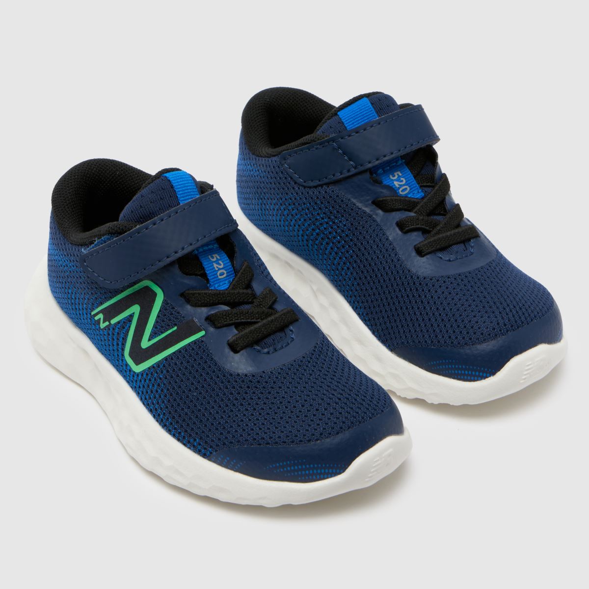 New Balance marinblå multifärgade 520 v8 v pojkar småbarnsskor