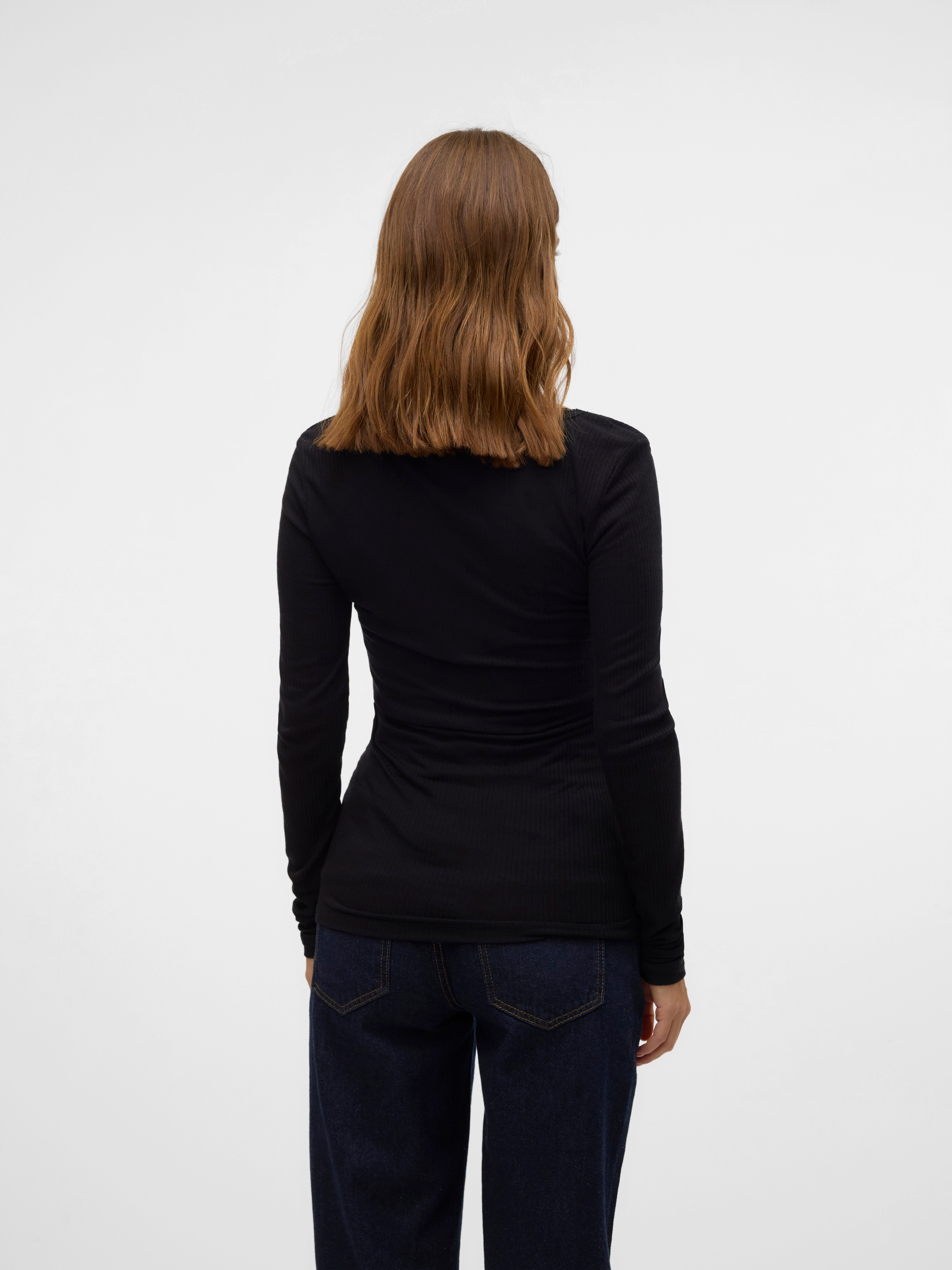 Normal geschnitten V-Ausschnitt Top