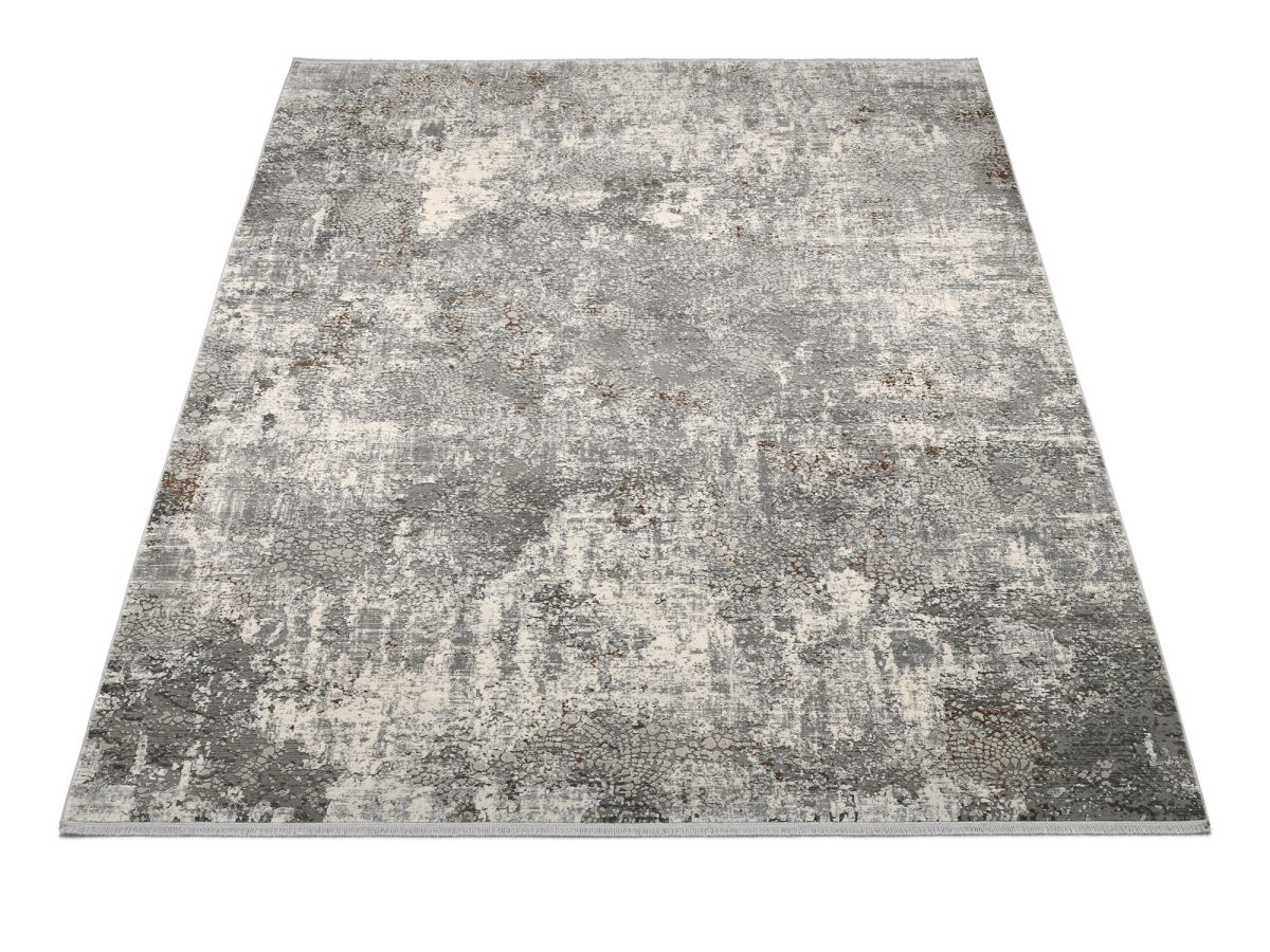 Webteppich Baran Beige-Grau 140 x 200 cm