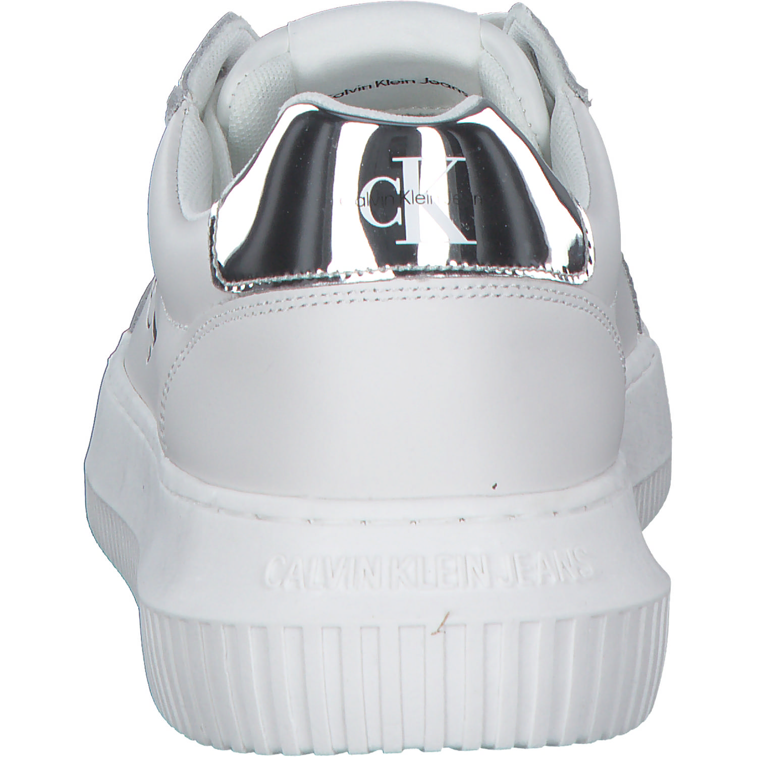 Calvin Klein YW0YW01224, Schnürschuhe, Damen, white/silver