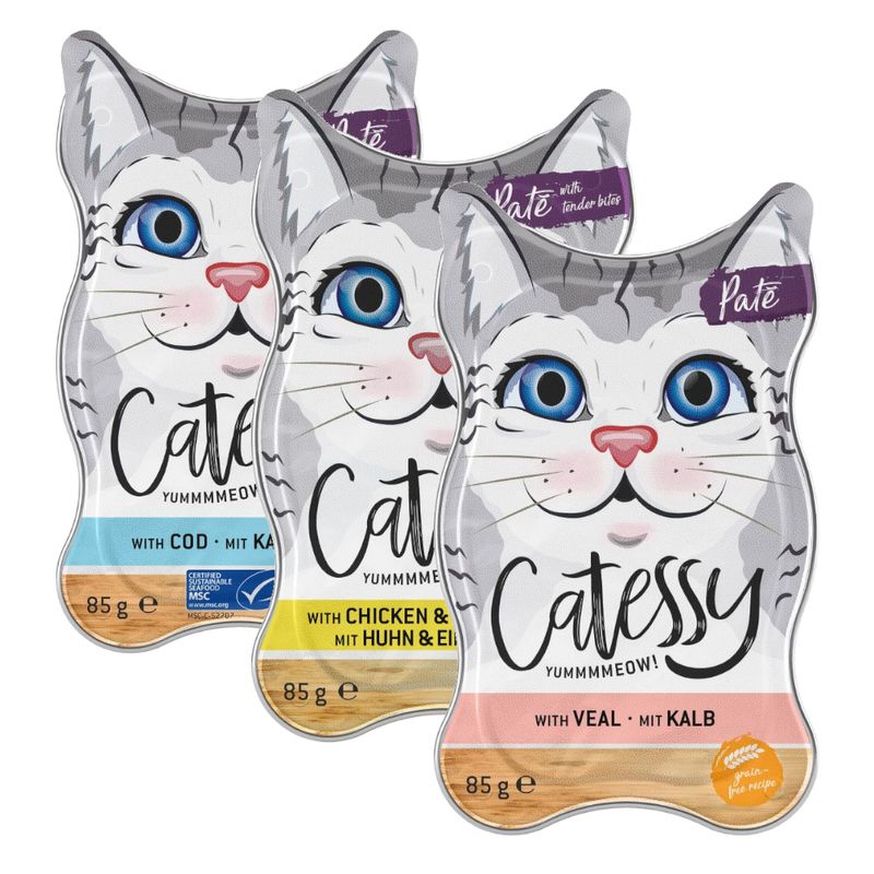 Mix-Sparpaket Catessy Schälchen 54 x 85 g zu TOP-Preisen | bitiba