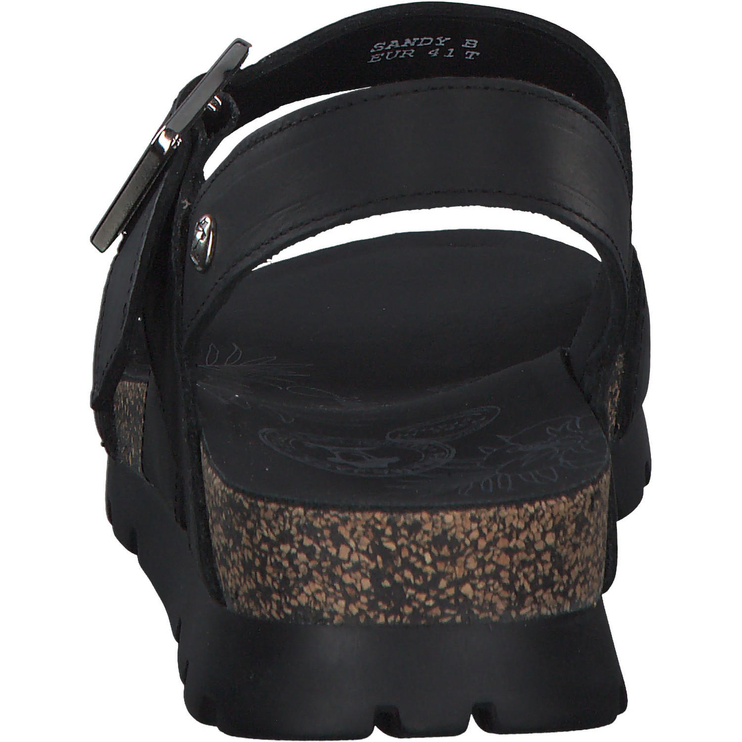Panama Jack Sandy B, Keilsandaletten, Damen, negro black
