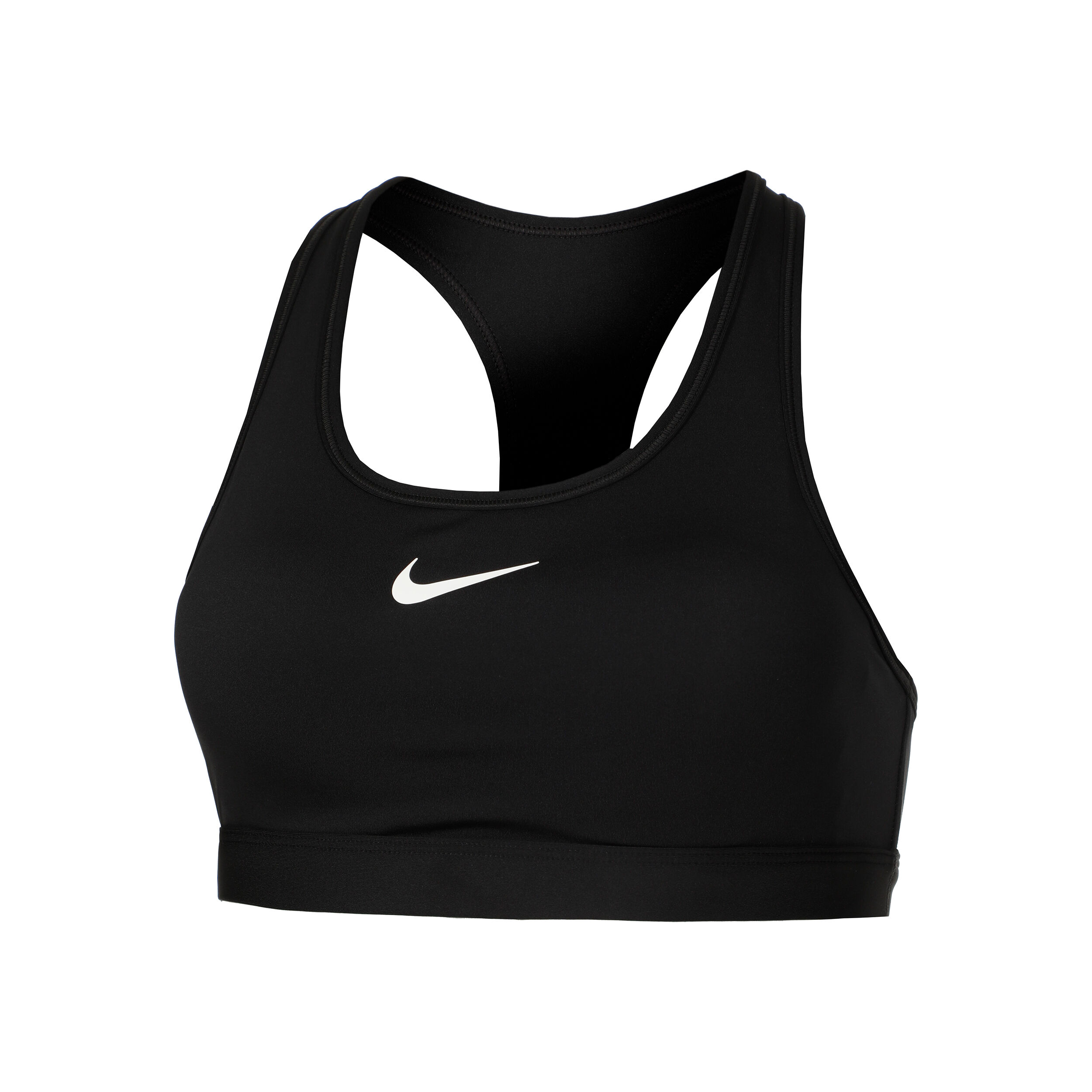 Swoosh Medium Sport-BH Damen - Schwarz
