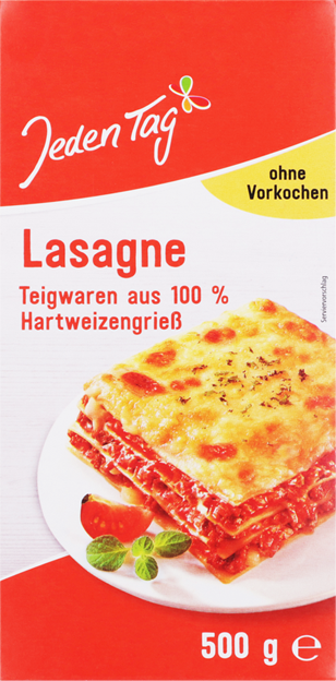 Jeden Tag Lasagne