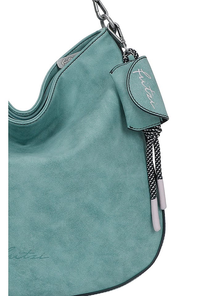 Fritzi aus Preußen Schultertasche in Türkis - (B)5 x (H)33 x (T)36 cm günstig kaufen onesize
