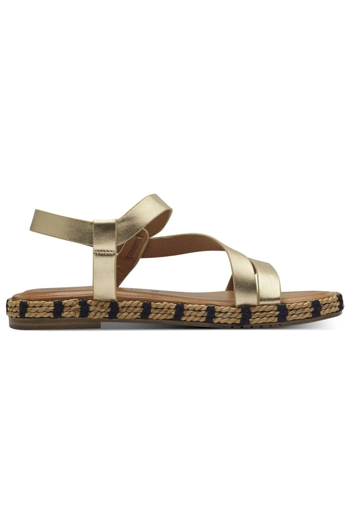 Tamaris  Sandalette - Goldfarben - Blockabsatz