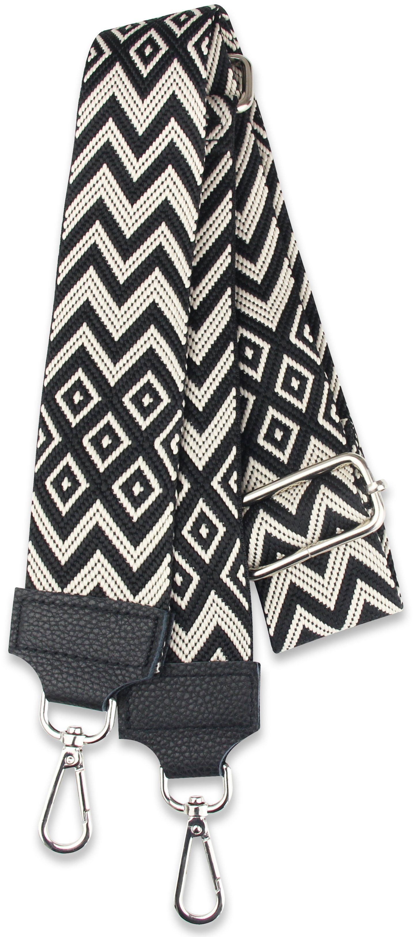 Frentree Schulterriemen MADE IN ITALY, 5cm breiter Schultergurt für Taschen, verstellbarer Gurt, Muster: Bohemian