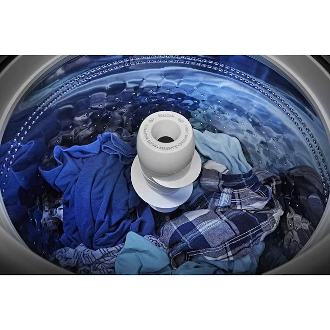 Maytag 4.5-cu ft High Efficiency Agitator Top-Load Washer (White)