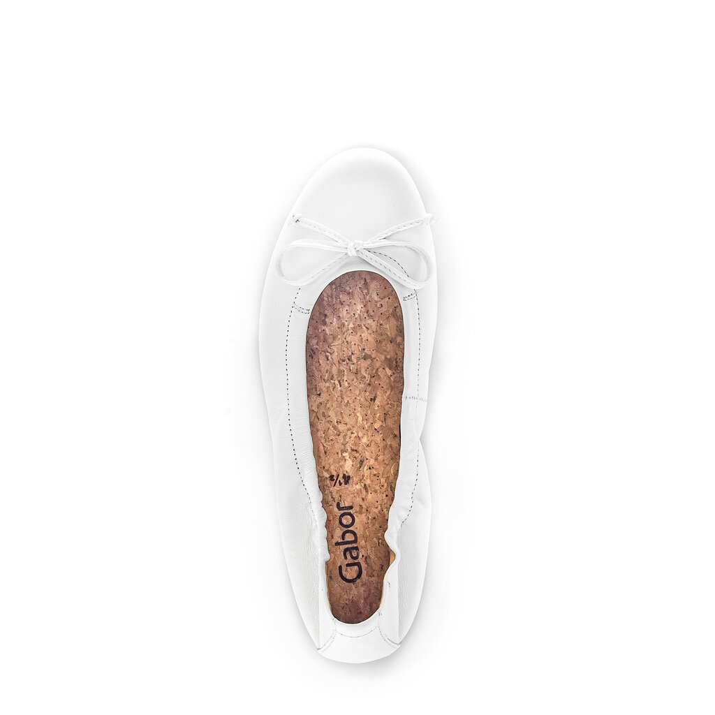 Gabor fashion Eleganter Ballerina weiß