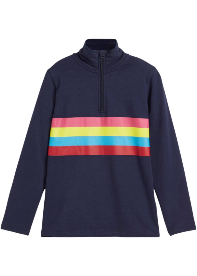 Mädchen Thermo-Langarmshirt mit Stehkragen
