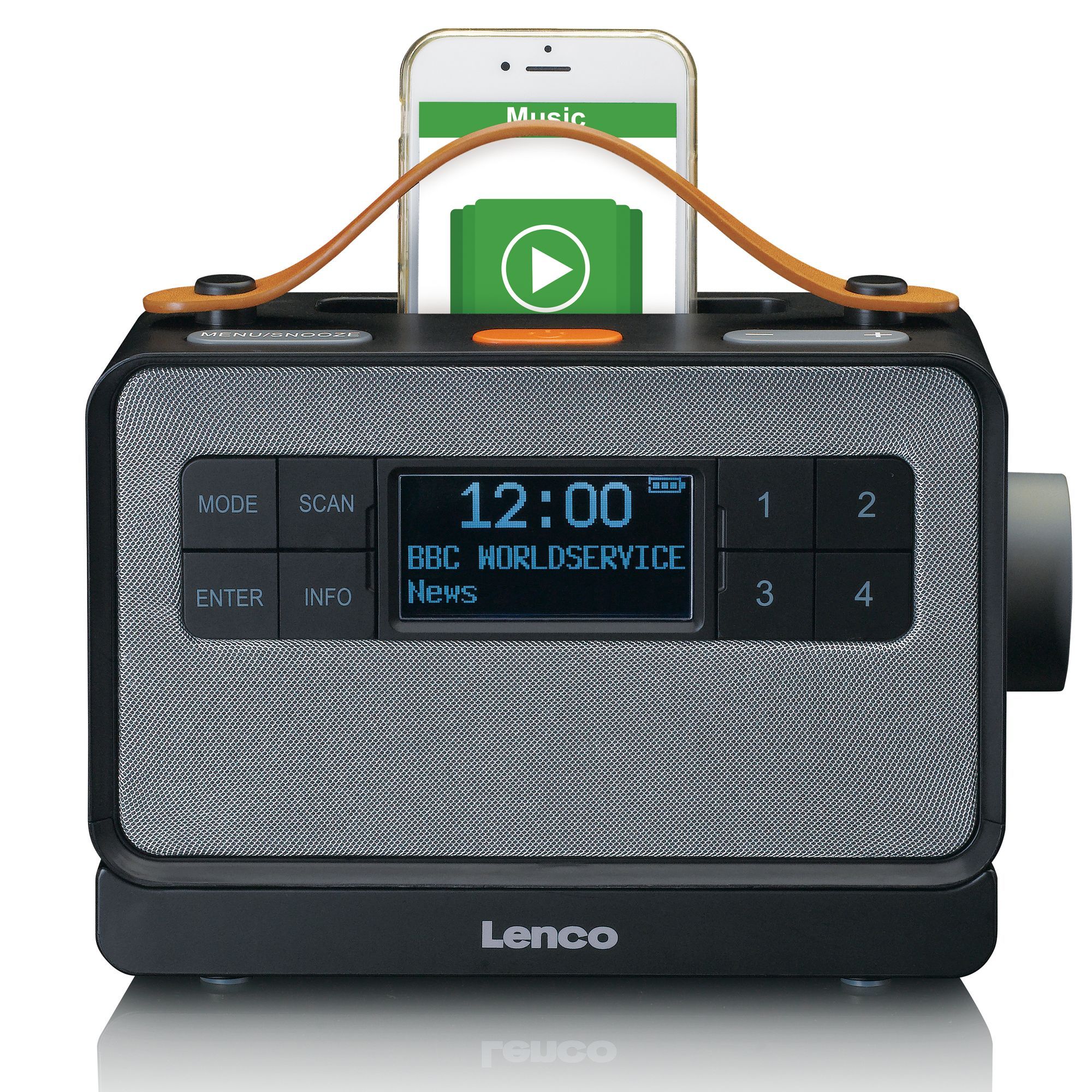 Lenco PDR-065BK UKW-/DAB+-Radio
