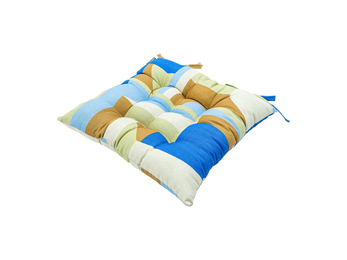 Madison Patch Azur 46 x 46 Sitzkissen