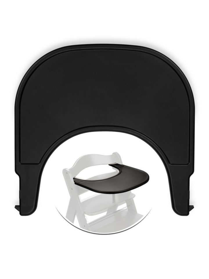 Hauck Essbrett und Tisch für Alpha Hochstuhl (Click Tray) in schwarz günstig kaufen onesize