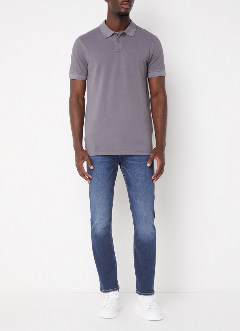 Polo HUGO BOSS Prime de corte regular, confeccionada em piqué de algodão com logotipo.