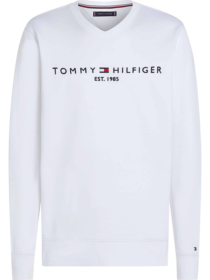 Tommy Hilfiger Sweatshirt in Weiß günstig kaufen