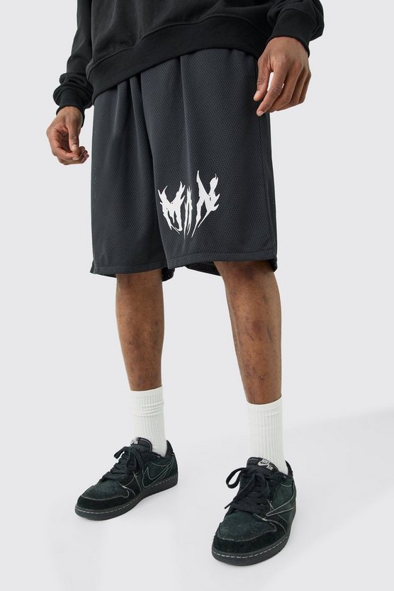 Tall Man Basketball-Shorts aus Mesh