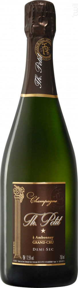 Cuvée Demi-Sec Grand Cru Champagne Th. Petit
