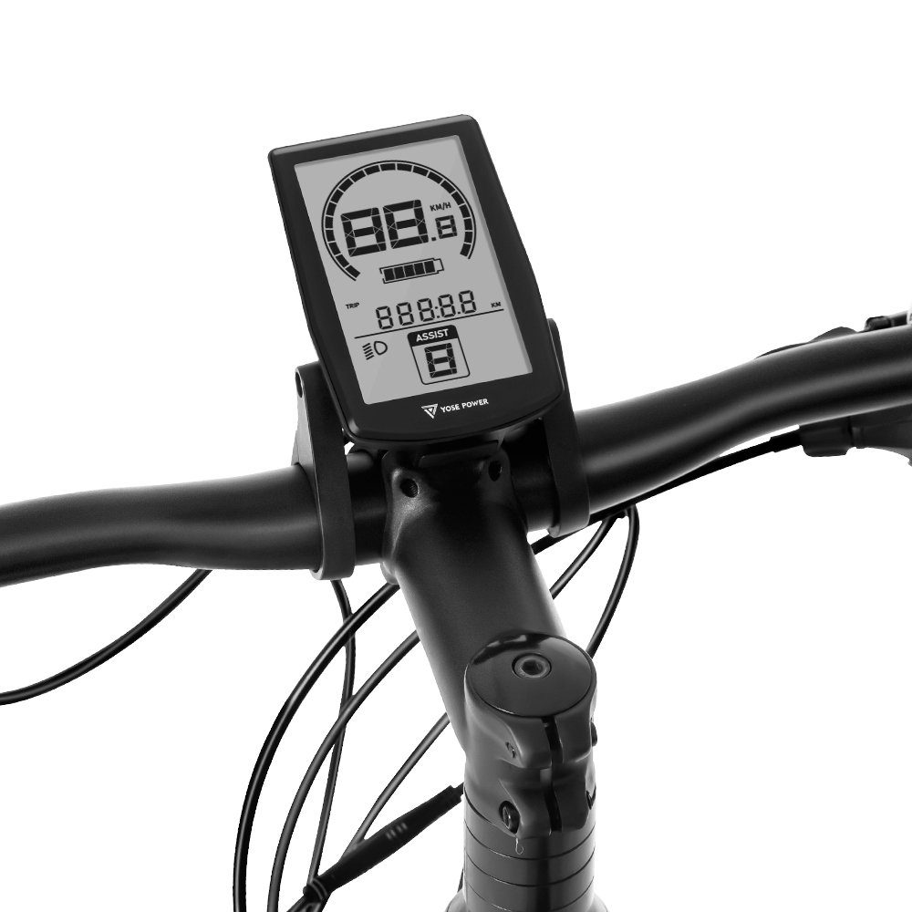 YOSE POWER E-Bike 27,5 Zoll E-Mountainbike E-MTB mit 36V 13Ah Akku, 7 Gang Shimano, Kettenschaltung, Heckmotor, 480,00 Wh Akku