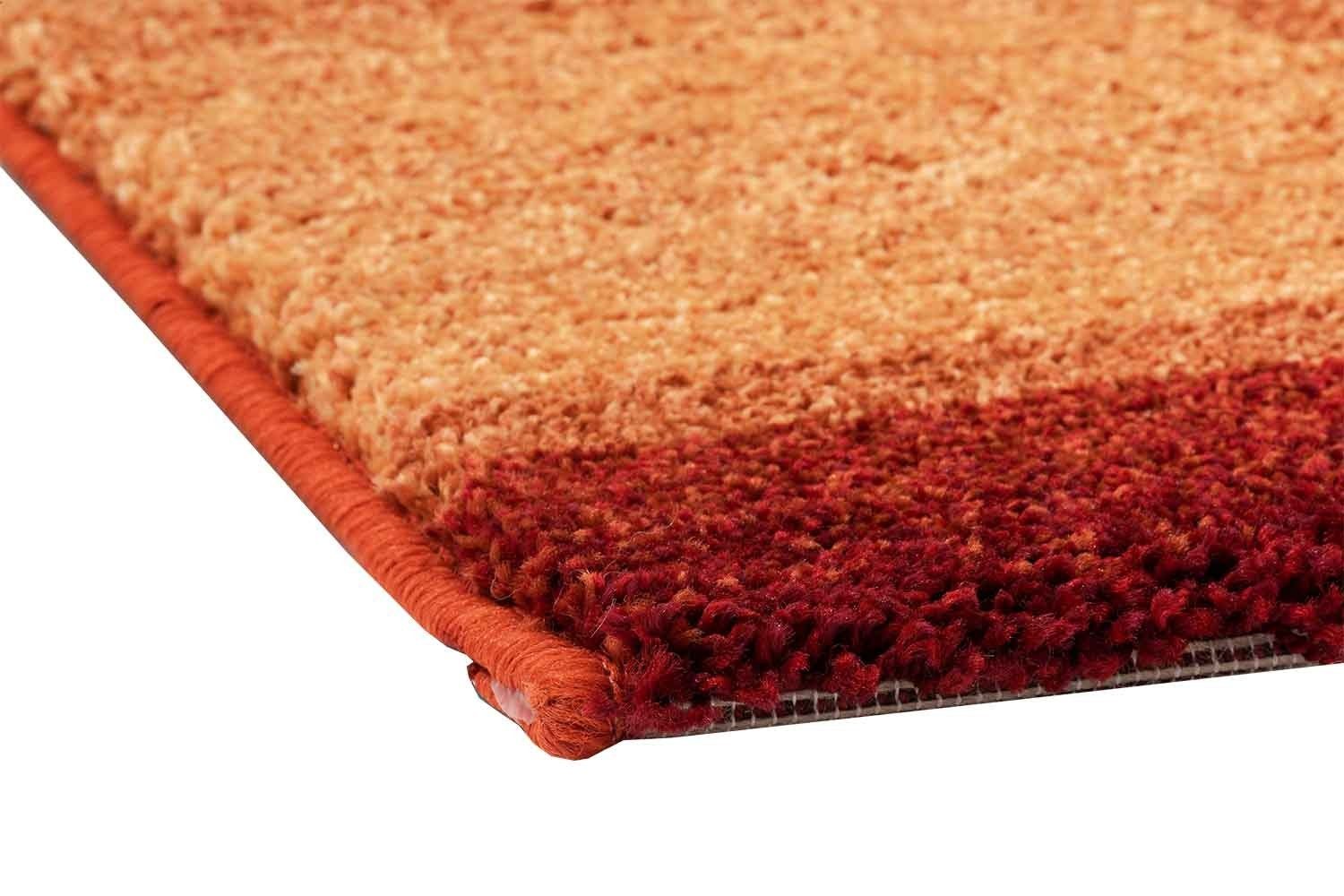 Hochflor-Teppich AUTUMN, 160 x 230 cm, Orange, rechteckig, Höhe: 20 mm