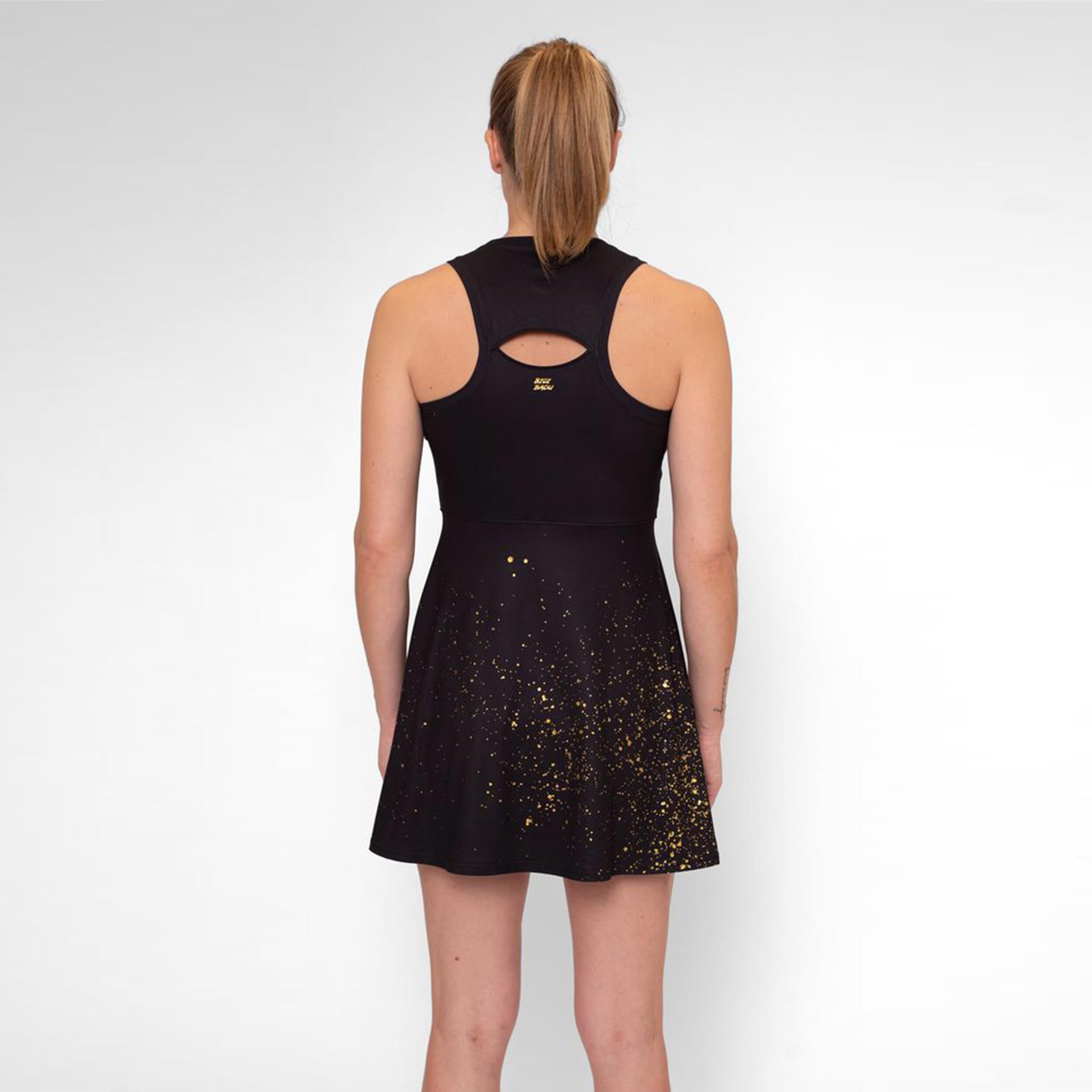 Paris 2024 2in1 Kleid Damen - Schwarz, Gold