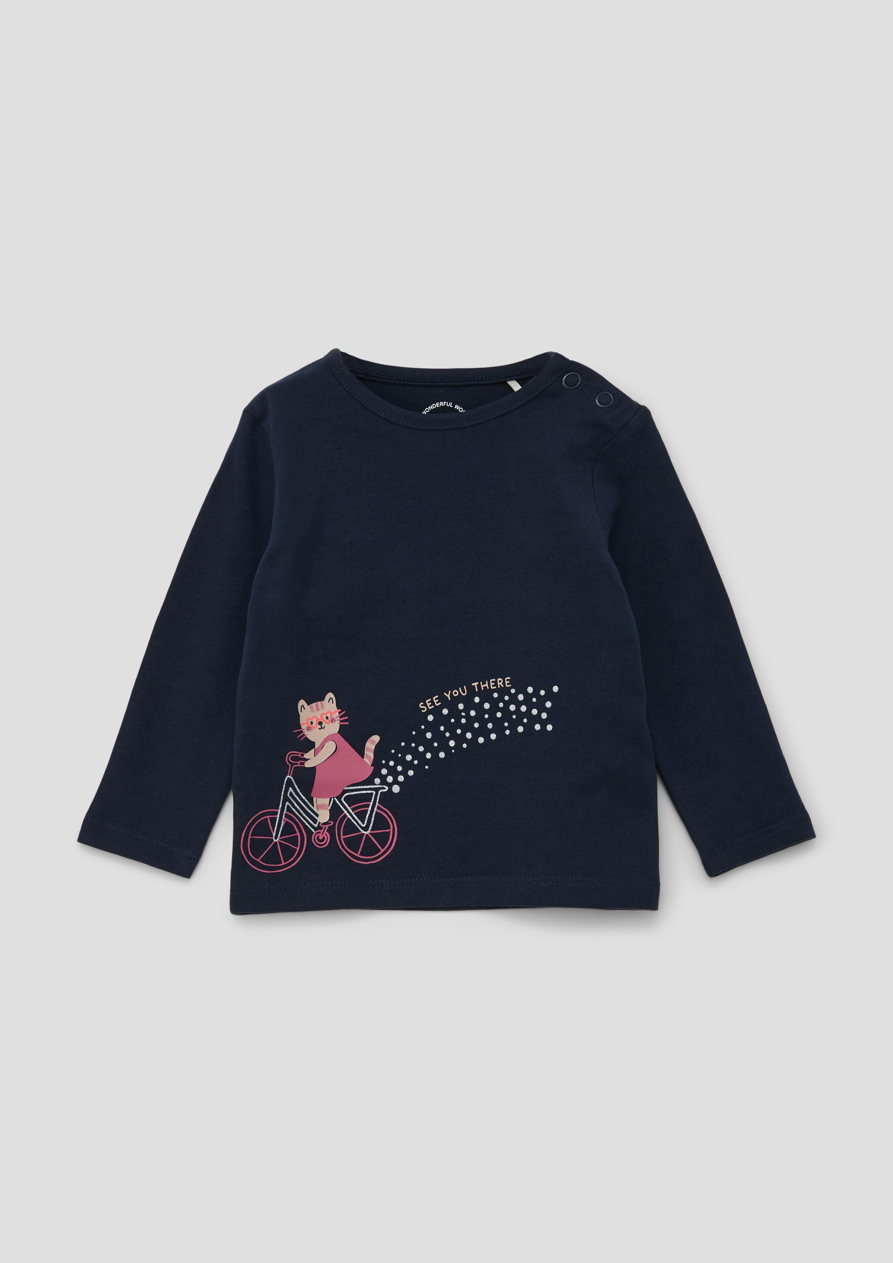Longsleeve mit glitzerndem Effektprint  2137465-5952