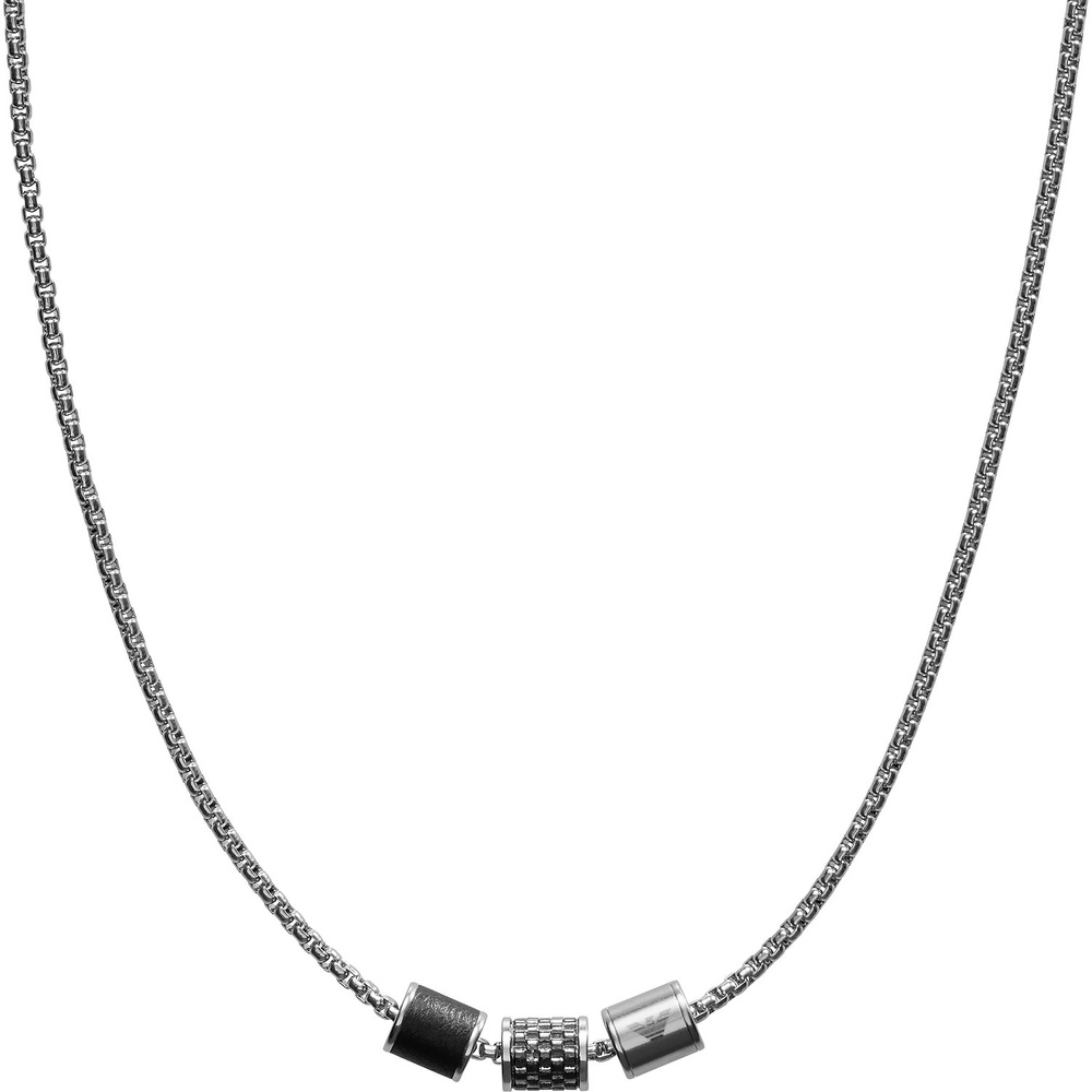 Emporio Armani Chaînette Acier inoxydable collier