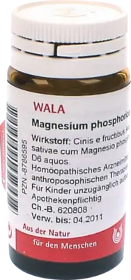 MAGNESIUM PHOSPHORICUM CUM cinere Avenae D 6 Glob.  20 g  Globuli