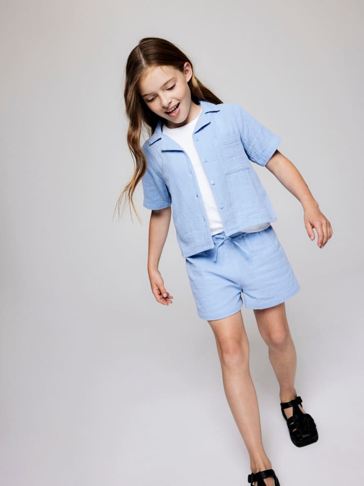 name it Kurzarmbluse NKFJASMIN SHORT SHIRT in serenity günstig kaufen
