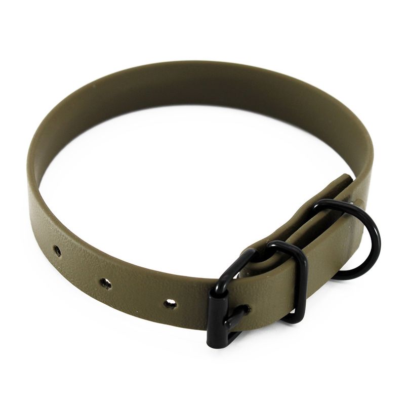 Heim Halsband BioThane, oliv zu TOP-Preisen