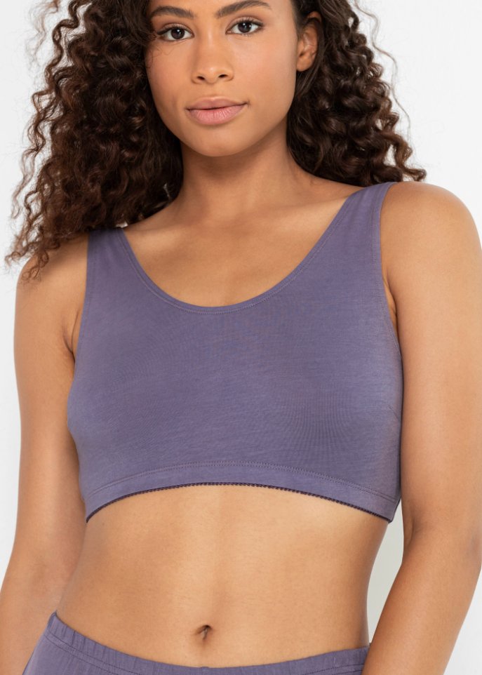 Bustier mit Bio-Baumwolle (2er Pack)