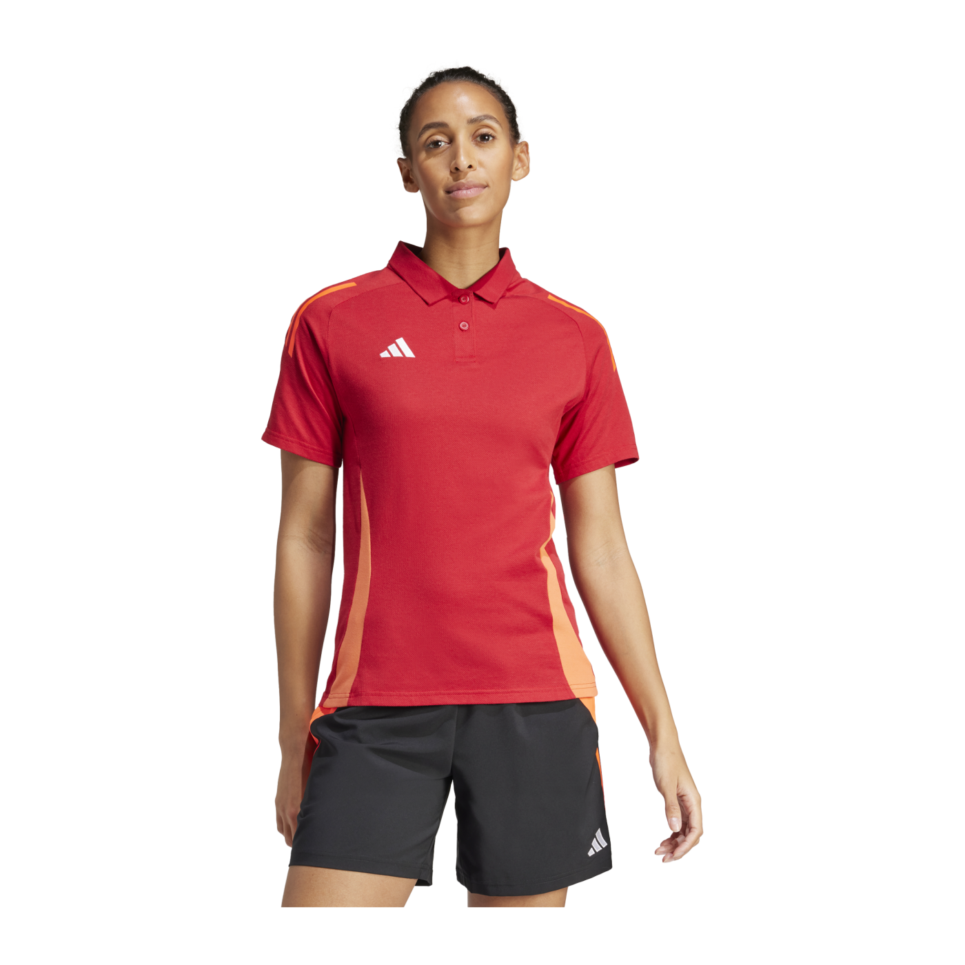 adidas Tiro 24 Competition Poloshirt Damen Rot