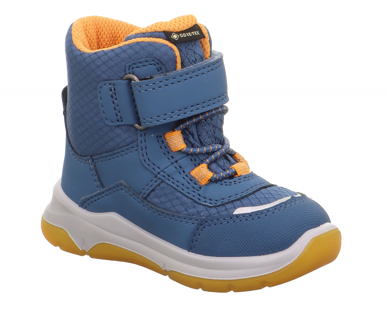 COOPER - Blau/OrangeBoots mit Klettverschluss