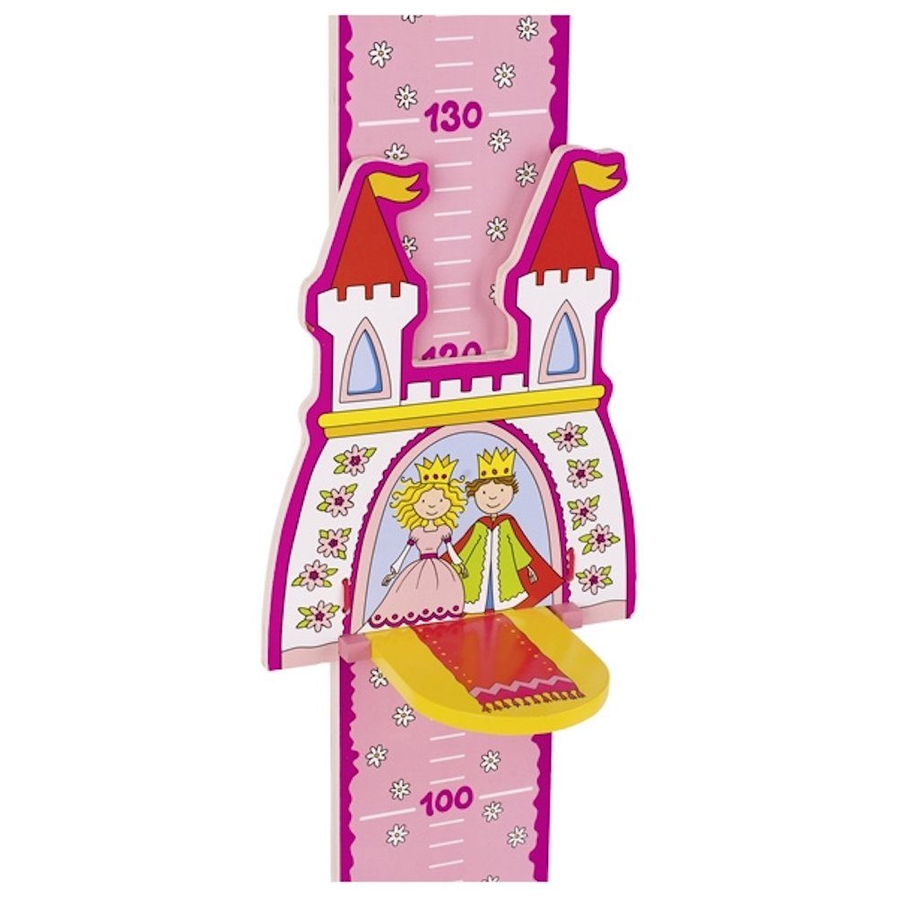goki Messlatte Messlatte Prinz und Prinzessin Holz-Messlatte 100 cm lang (Set, 1-tlg., 1), Funktion: Messanzeiger aufklappbar