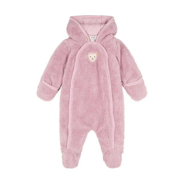 Einteiler Fleece, rosa für Mädchen