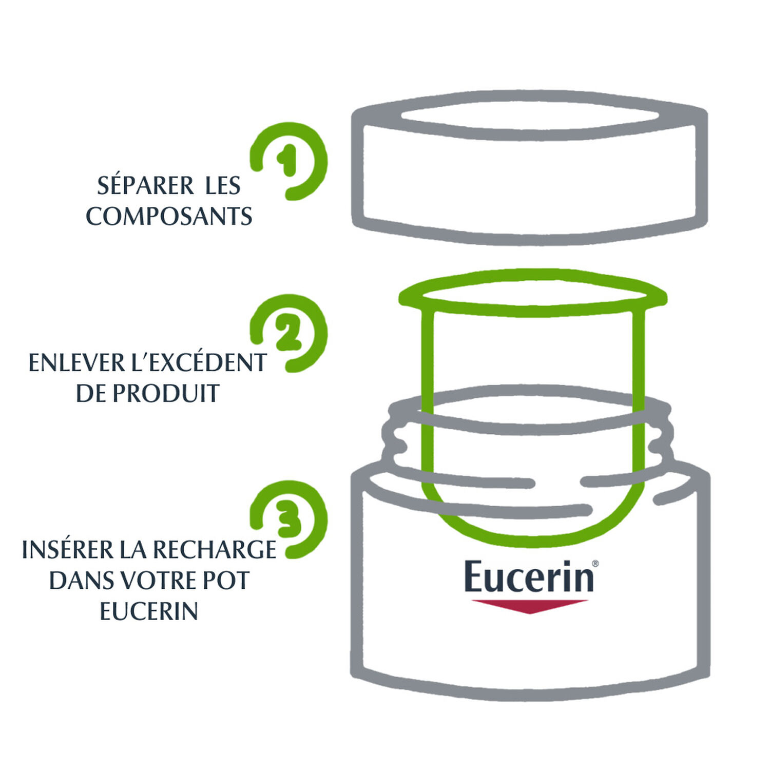 Eucerin HYALURON-FILLER + 3x EFFECT Recharge Soin de Nuit 50ml